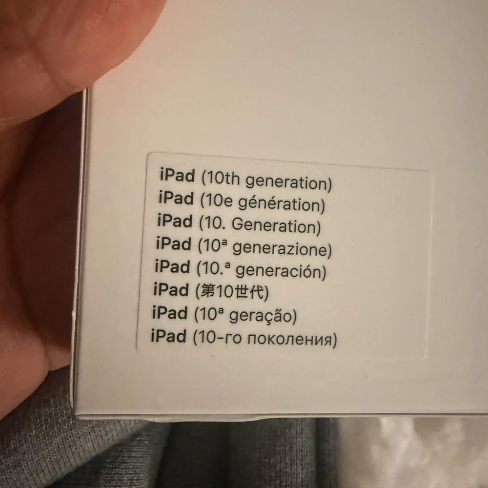 Apple Light Gray Tablet Cover